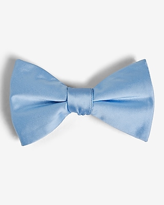 Solid Blue Bow Tie