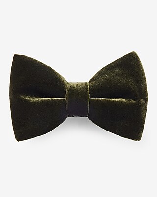 SCOTCH PINE VELVET BOWTIE:SCOTCH PINE:NS