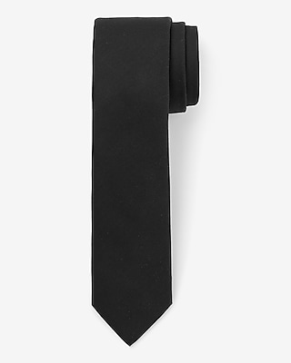 Black Solid Tie