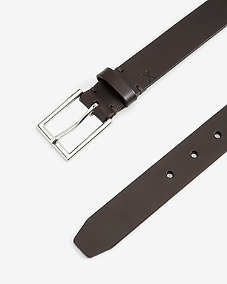 Leather Classic Prong Buckle Belt