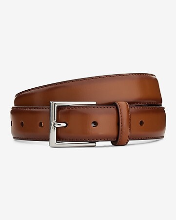 Men's Brown Belts and Suspenders - Leather Belts - Express