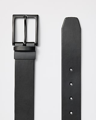 Black & Dark Brown Reversible Belt