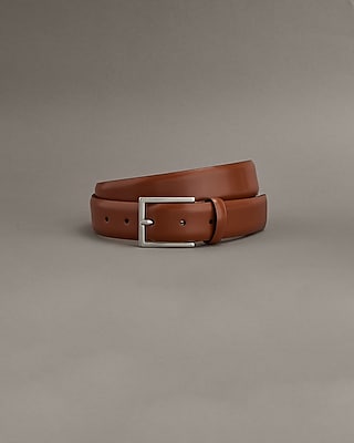 Edition Polished Brown Genuine Leather Belt