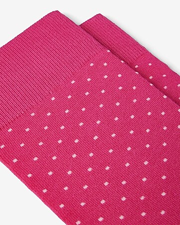 Polka Dot No Show Socks (2 Pack) - Pink