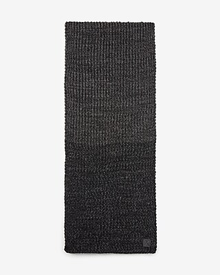 Plaited Marled Knit Scarf