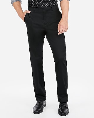 black khaki pants