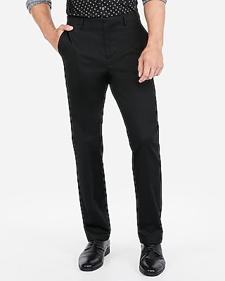 black slim slacks
