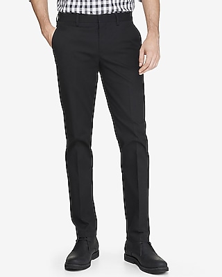 black slim slacks