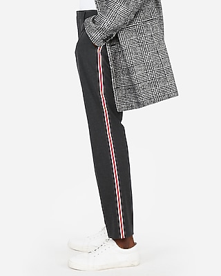 side stripe dress pants mens