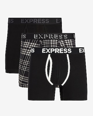 5 1/2" Cotton-Blend Boxer Briefs 3 Pack