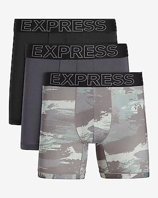 5 1/2" Moisture-Wicking Performance Boxer Briefs 3 Pack