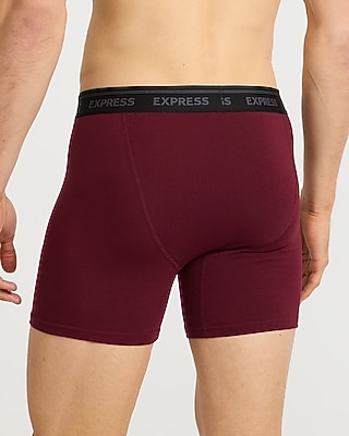 6" Luxe Cotton Boxer Briefs 3 Pack