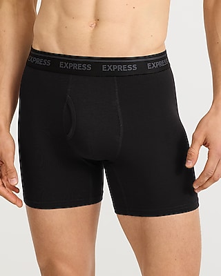 6" Luxe Cotton Boxer Briefs 3 Pack