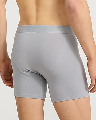 6" Luxe Cotton Boxer Briefs 3 Pack