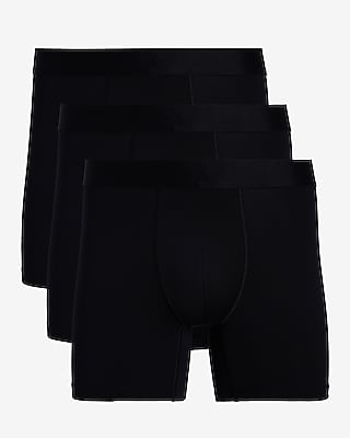 LEEy-world Mens Underwear Men's Underwear Boxer Briefs, Moisture-Wicking  Underwear, performance trunks for men Black,M