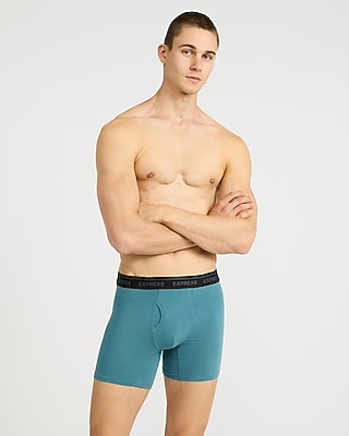 6" Luxe Cotton Boxer Briefs 4 Pack