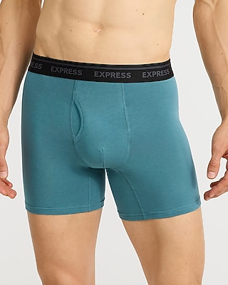 6" Luxe Cotton Boxer Briefs 4 Pack