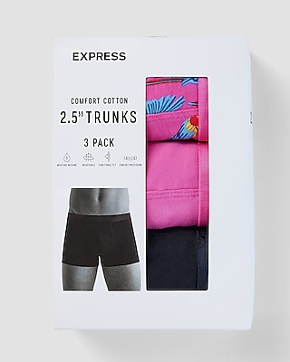 2 1/2" Moisture-Wicking Performance Trunks 3 Pack