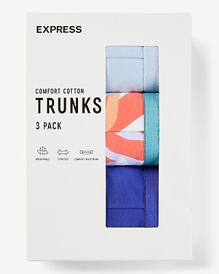 3 Pack Abstract Floral 2 1/2" Basic Trunks