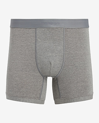 5 1/2" Horizontal Fly Cotton-Blend Boxer Briefs
