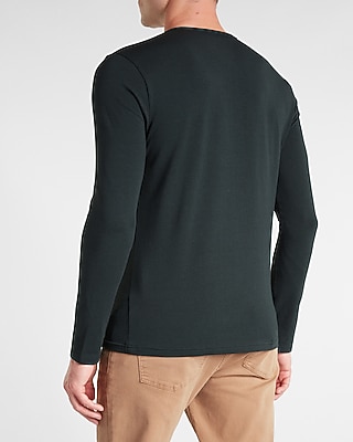 Slim Supersoft Long Sleeve Henley T-Shirt