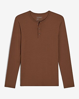Supersoft Long Sleeve Henley T-Shirt