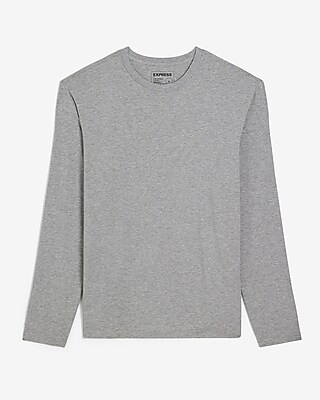 Supersoft Long Sleeve Crew Neck T-shirt | Express