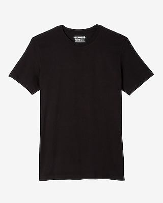 black crew neck shirt