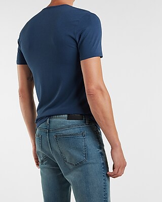 Slim Supersoft Short Sleeve Henley - thumbnail 4