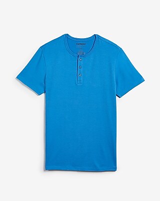 slim supersoft long sleeve henley tee