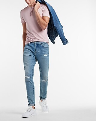 Slim Supersoft Short Sleeve Henley - thumbnail 7