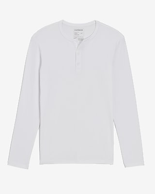 Slim Supersoft Long Sleeve Henley T-Shirt