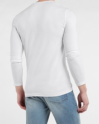 Slim Supersoft Long Sleeve Henley T-Shirt
