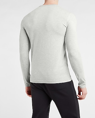 Slim Supersoft Long Sleeve Henley T-Shirt