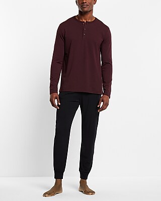 Slim Supersoft Long Sleeve Henley T-Shirt