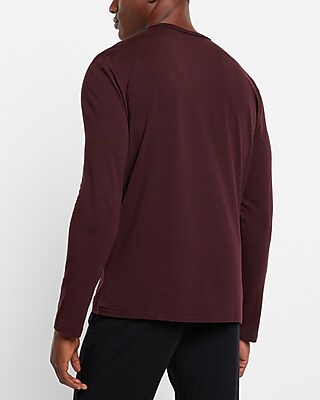 Slim Supersoft Long Sleeve Henley T-Shirt