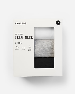 3 Pack Supersoft Crew Neck T-Shirts