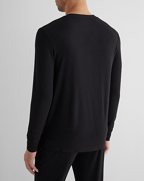 Cashmere-blend Henley | Express Cashmere-blend Henley | Express