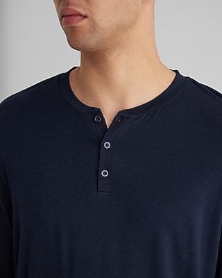 Cashmere-blend Henley | Express
