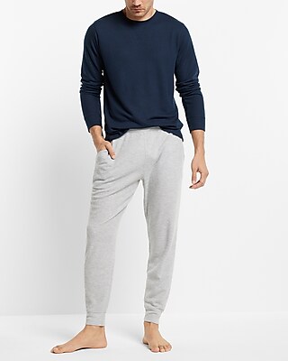 Waffle-Knit Pajama Joggers