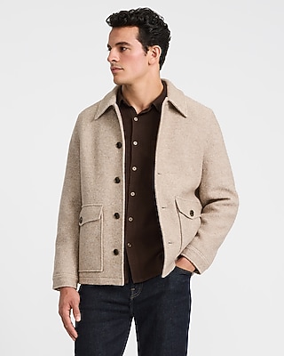 Textured Boucle Wool-Blend Jacket