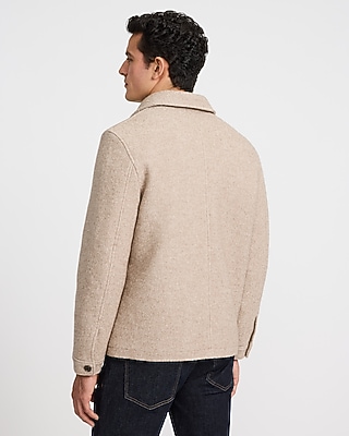 Textured Boucle Wool-Blend Jacket