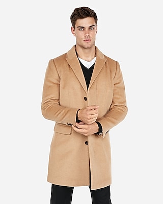 mens camel topcoat