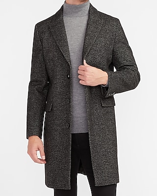 Charcoal Water-resistant Topcoat | Express
