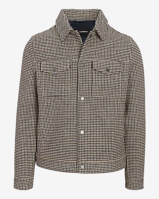 ジャケット・アウター Houndstooth Wool Jacket 36 Wool Houndstooth Road Jacket - The Armoury