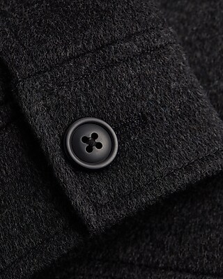 Wool-Blend Water Resistant Bomber Jacket