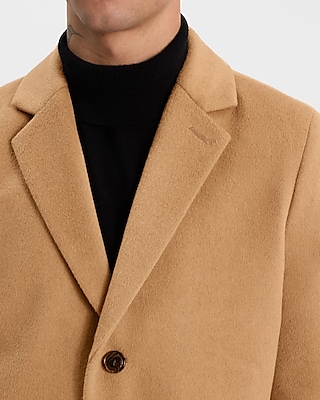 Camel Wool-Blend Topcoat