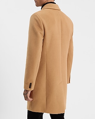 Camel Wool-Blend Topcoat