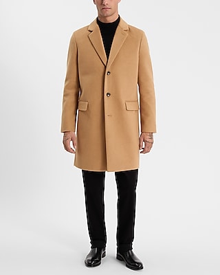 Camel Wool-Blend Topcoat