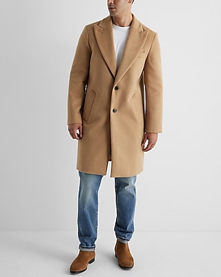 Camel wool trench outlet coat mens